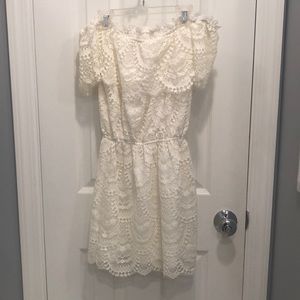 Ivory lace BB Dakota dress
